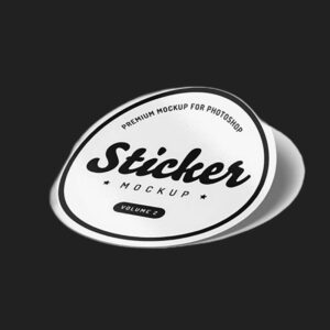 Custom Circle Transparent Color Sticker