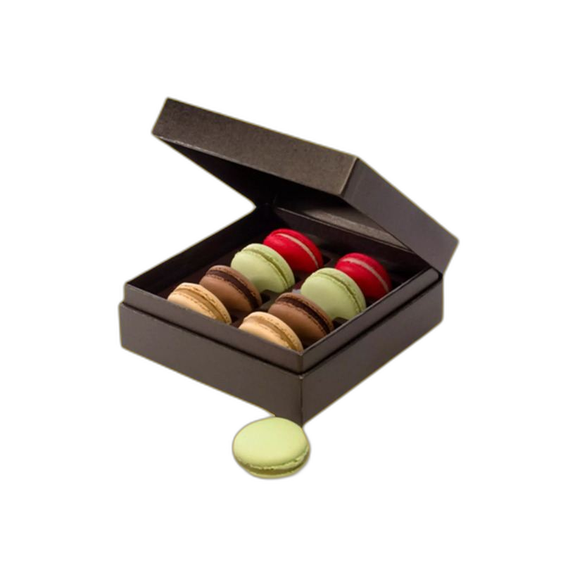 Black Macaron Box